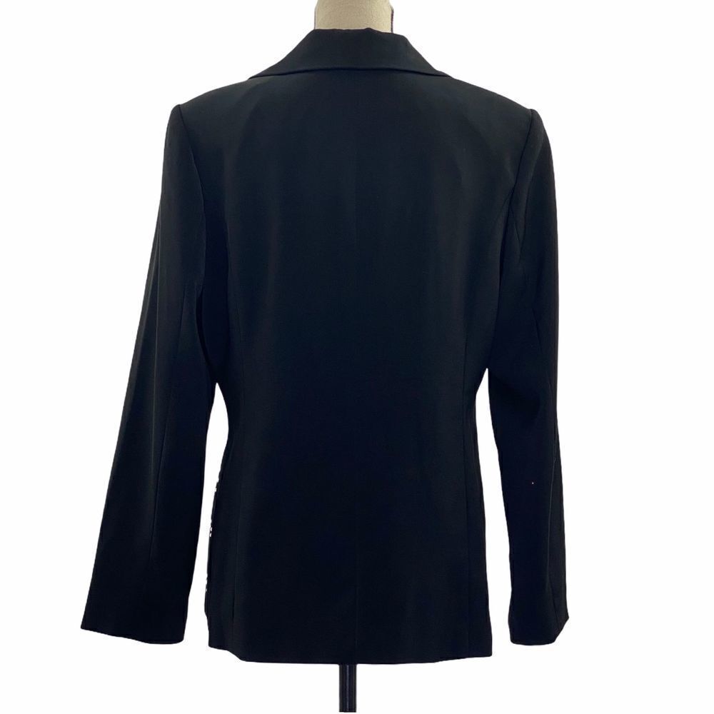 STUDIO B Asymmetrical Sequined Button Jacket 12 - Picture 3 of 11